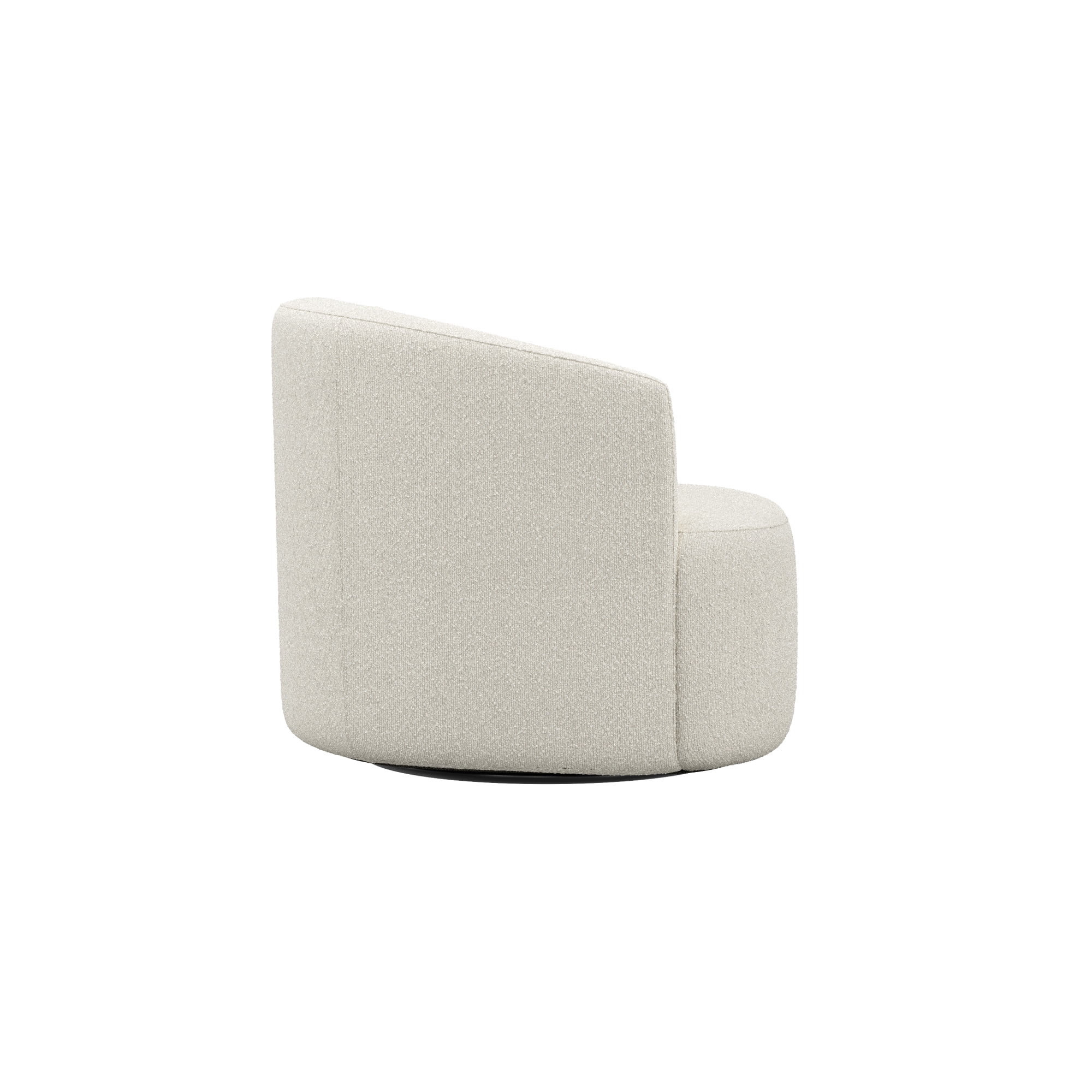 Bouclé 360° Swivel Accent Chair