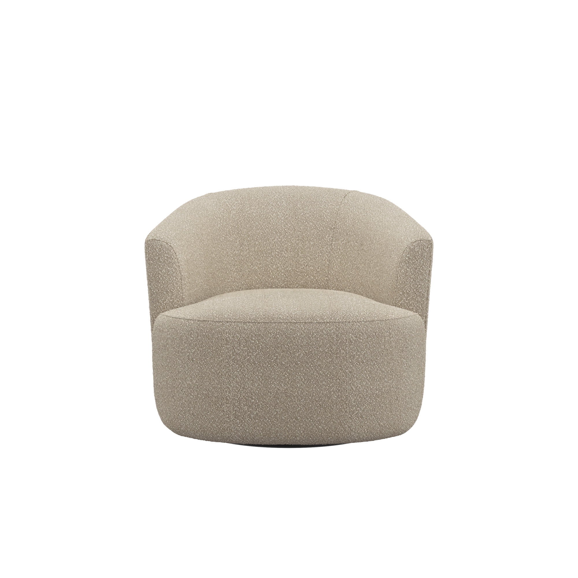 Bouclé 360° Swivel Accent Chair