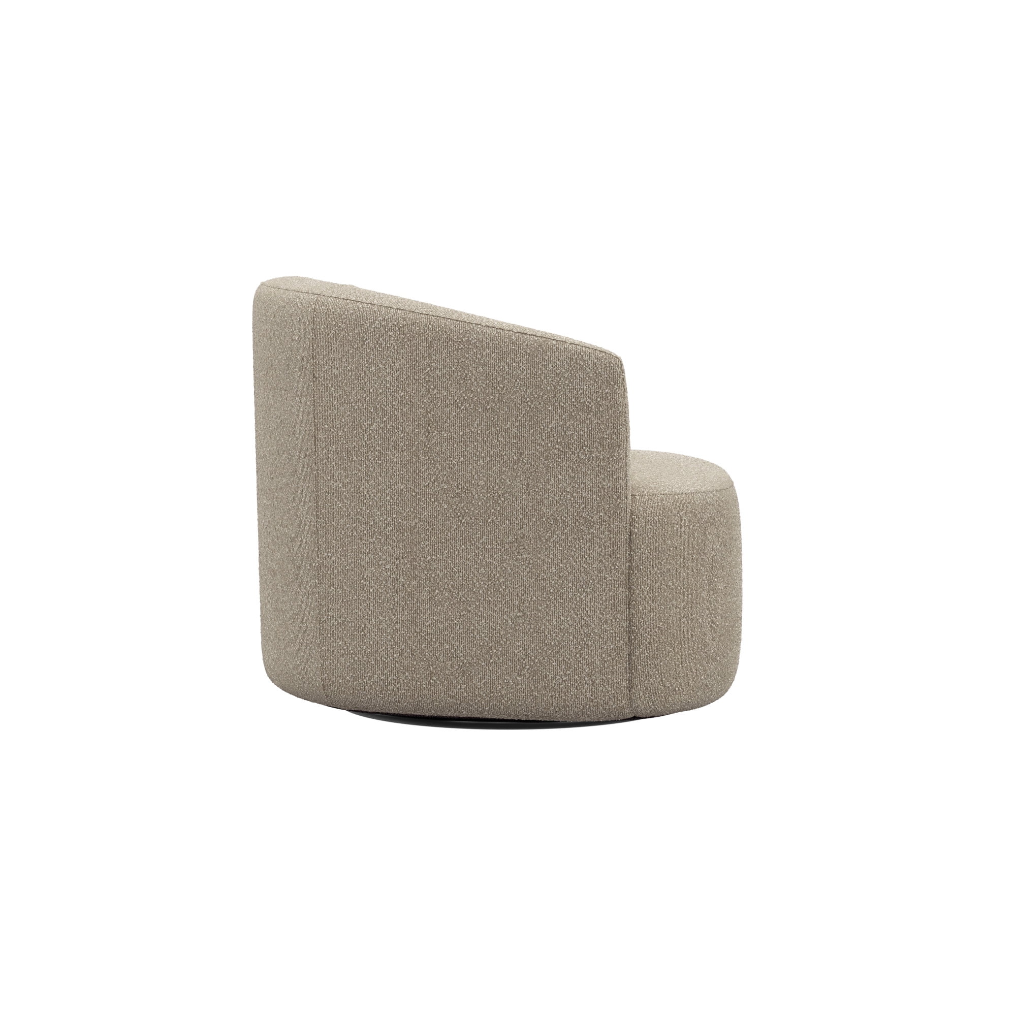 Bouclé 360° Swivel Accent Chair
