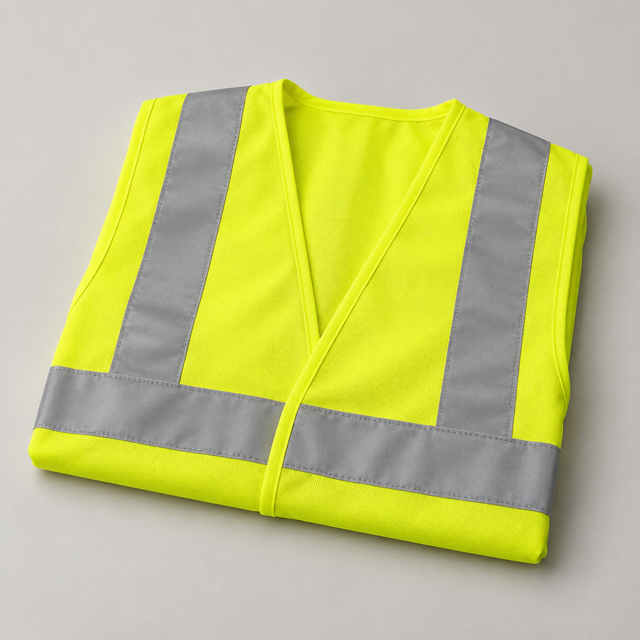 Reflective Safety Vest in a clean studio setting without logos