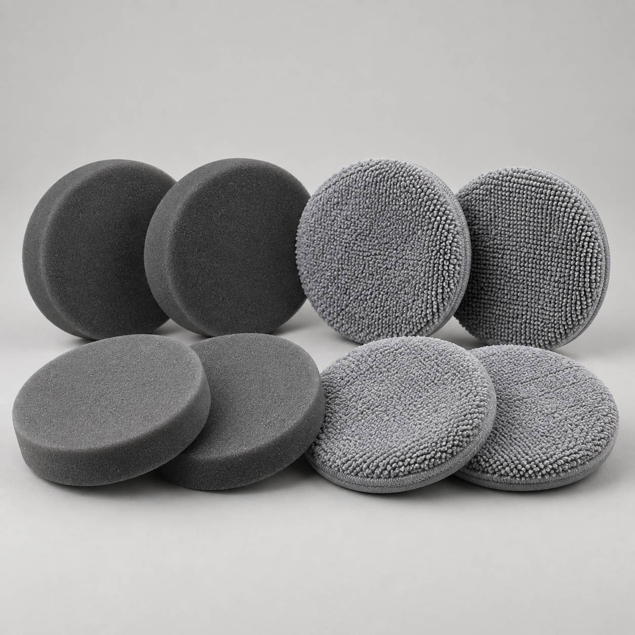 Reusable Glass Applicator Pads in a clean studio setting without logos