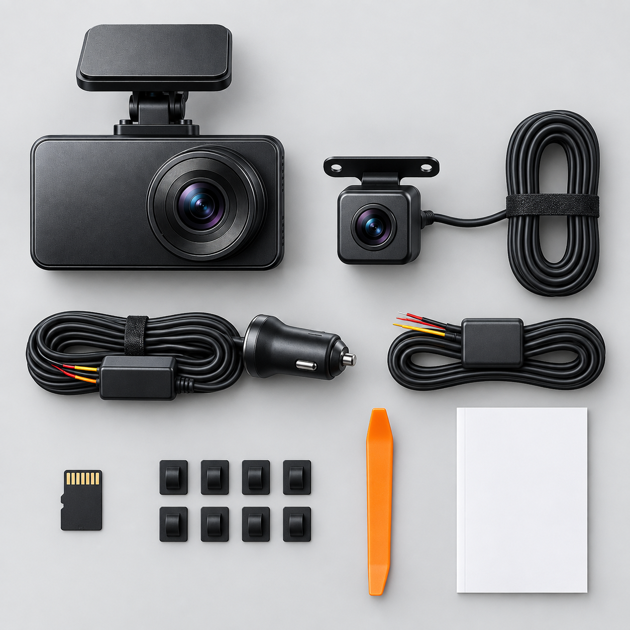 4K Front and Rear Dash Camera Kit
