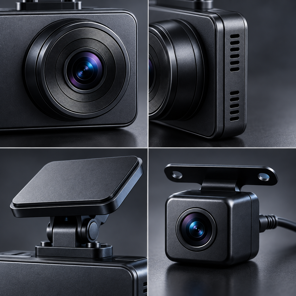 4K Front and Rear Dash Camera Kit