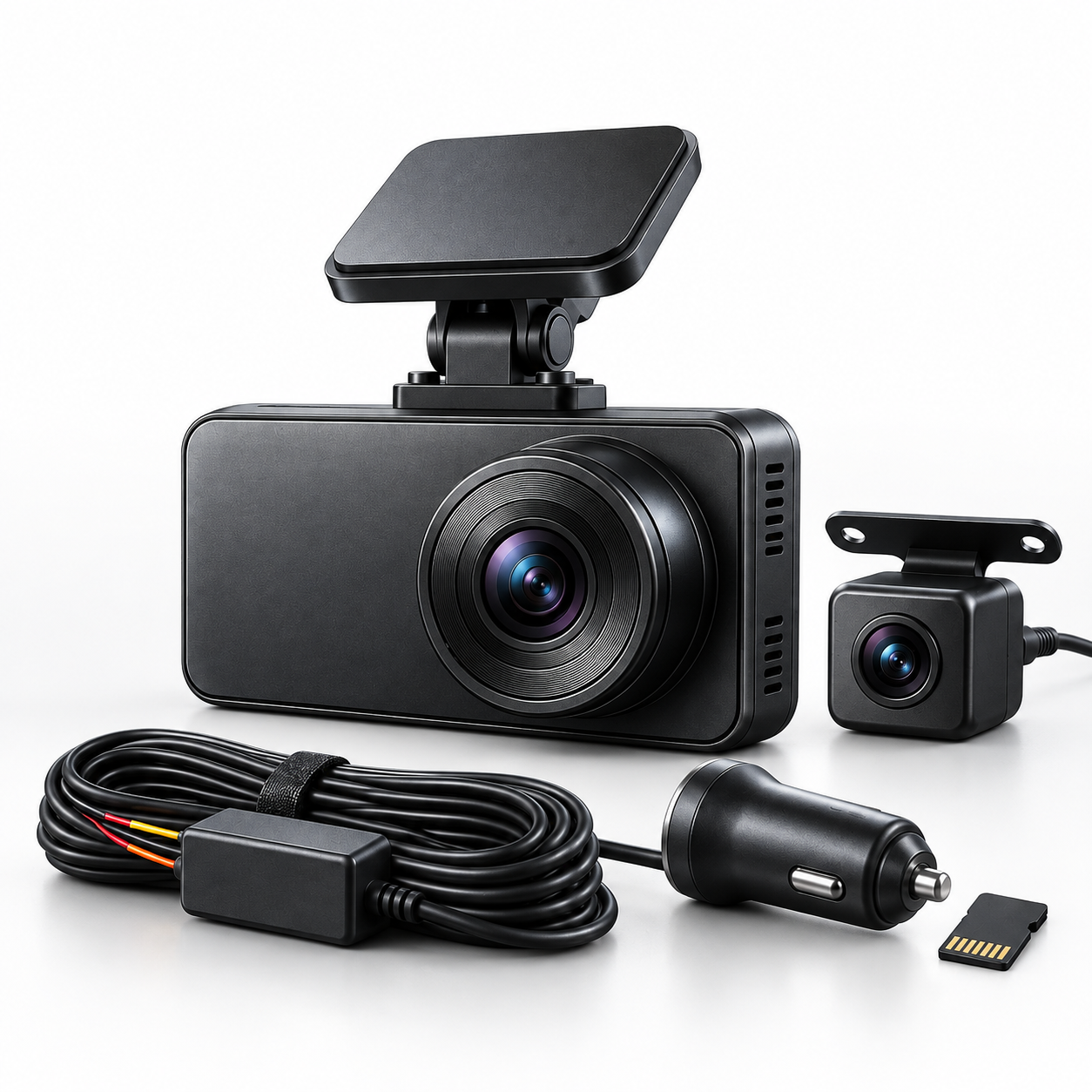 4K Front and Rear Dash Camera Kit