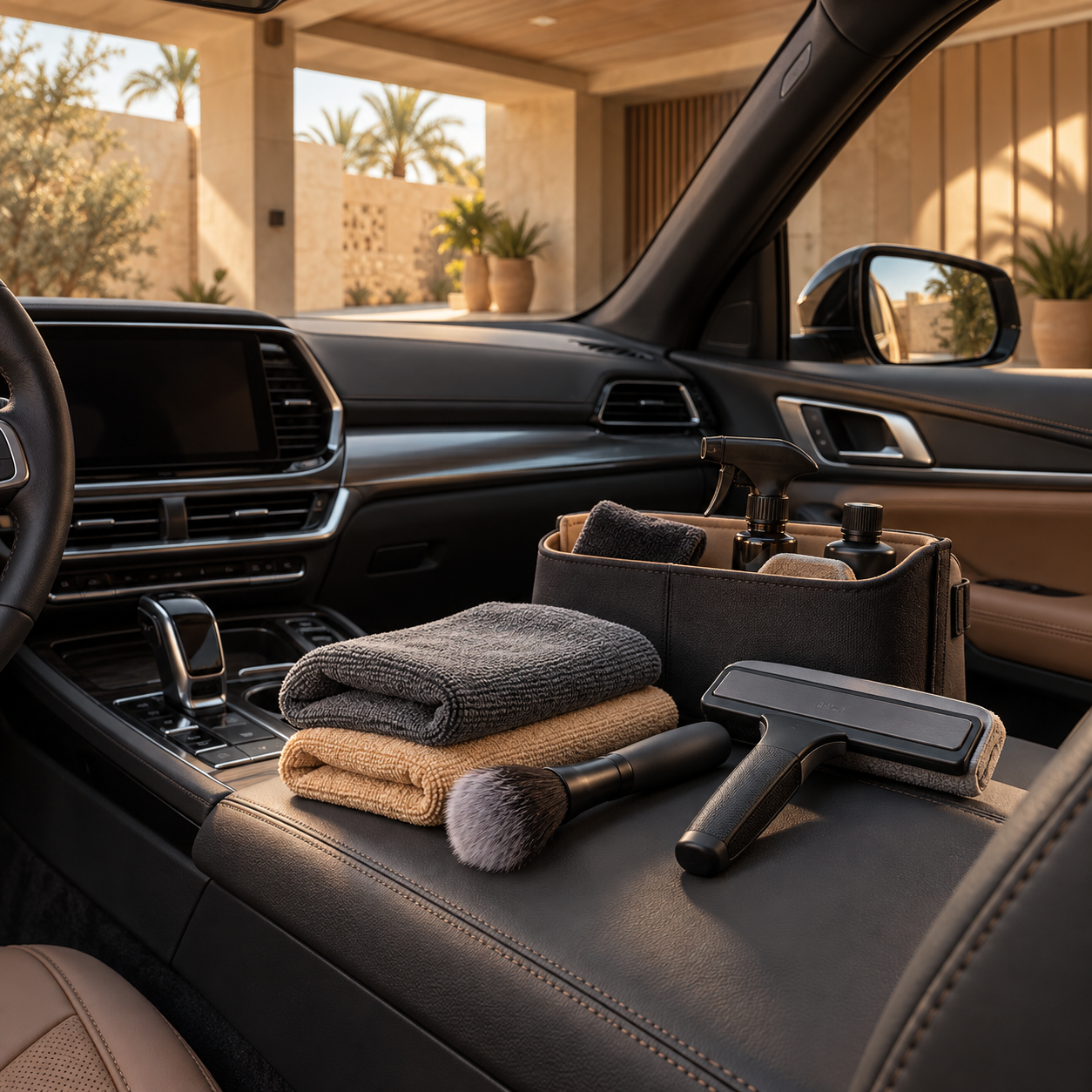 Care — automotive lifestyle illustration