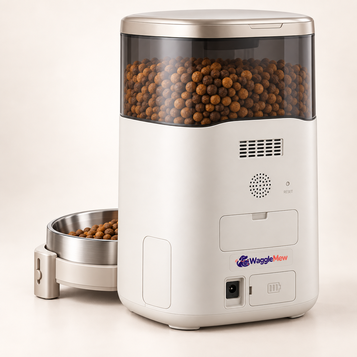 WaggleMew VisionServe Pro 8L Wi-Fi Camera Pet Feeder
