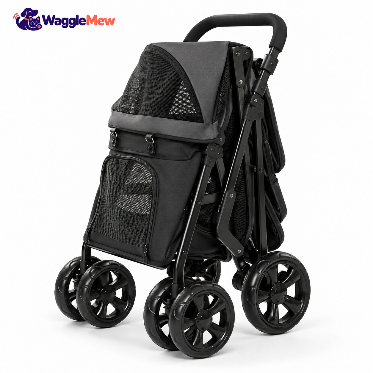 WaggleMew TrailRamp XL Pet Stroller