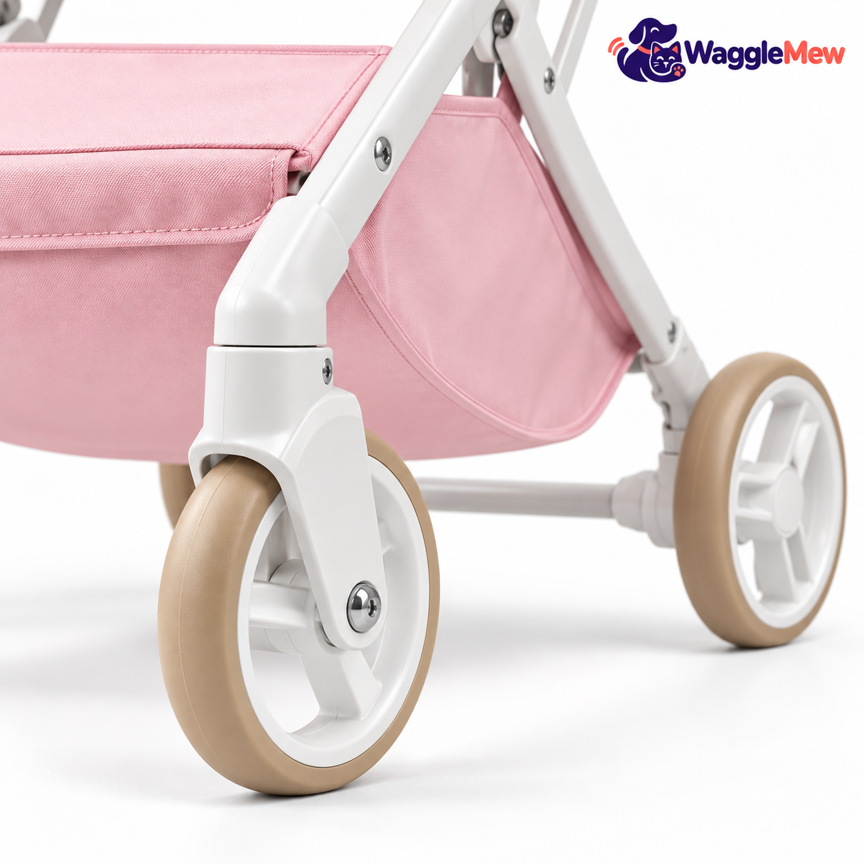 WaggleMew QuickFold Air Pet Stroller