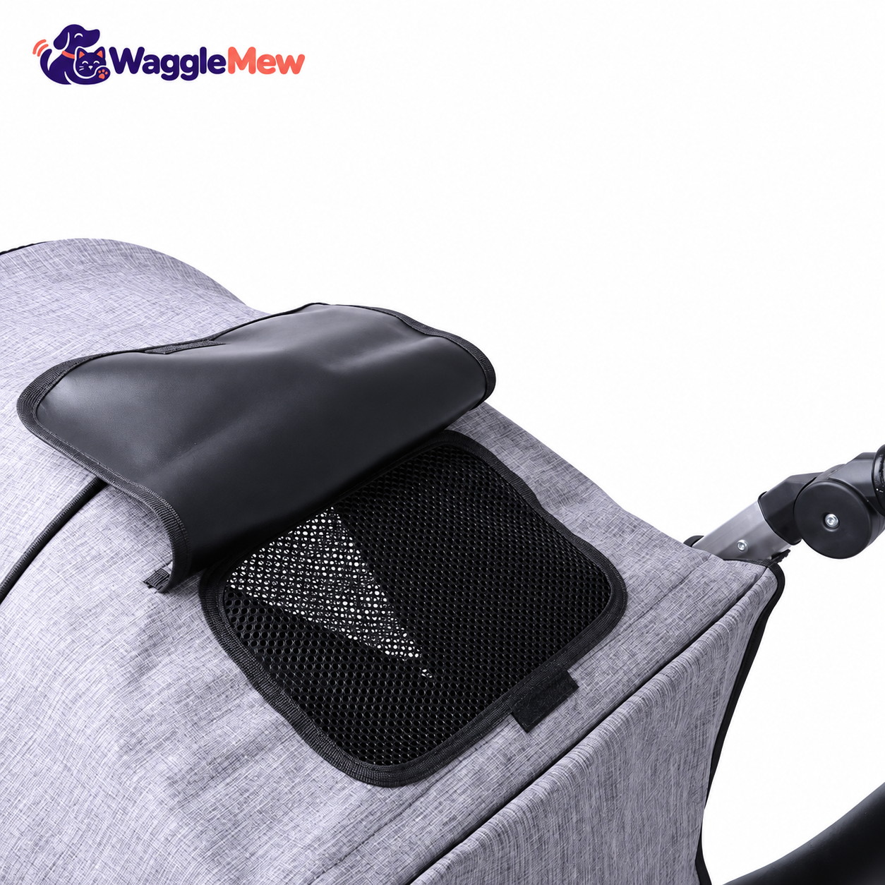 WaggleMew VistaMax High-View Large Pet Stroller