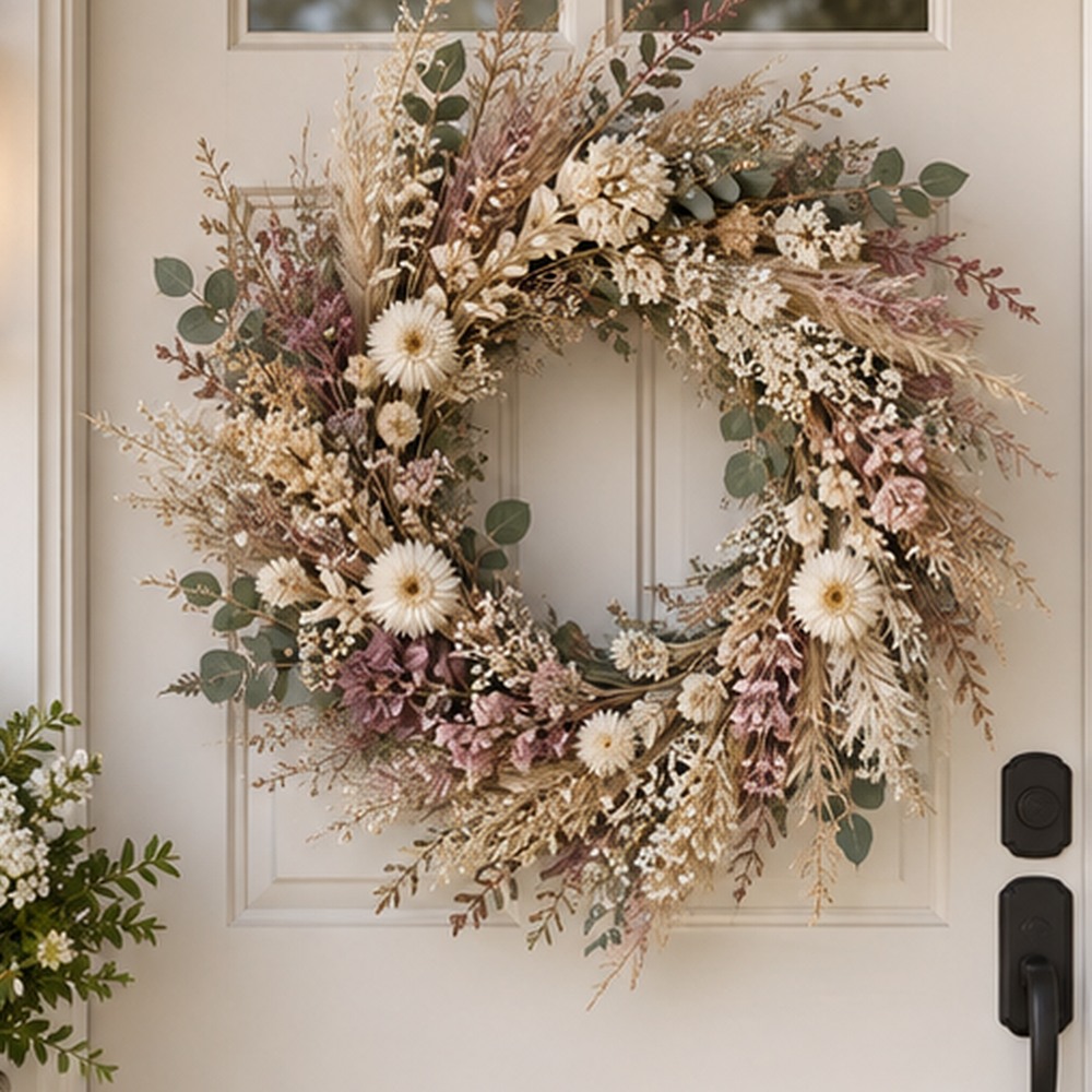 Forever Home Wreath botanical close-up