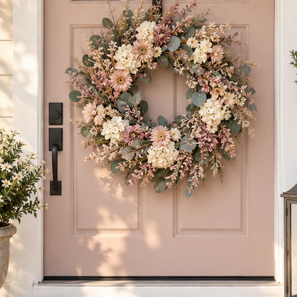Thank You Botanical Wreath botanical close-up