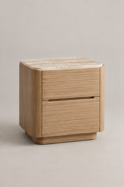 HONROOM Aster Oak Nightstand original concept rendering