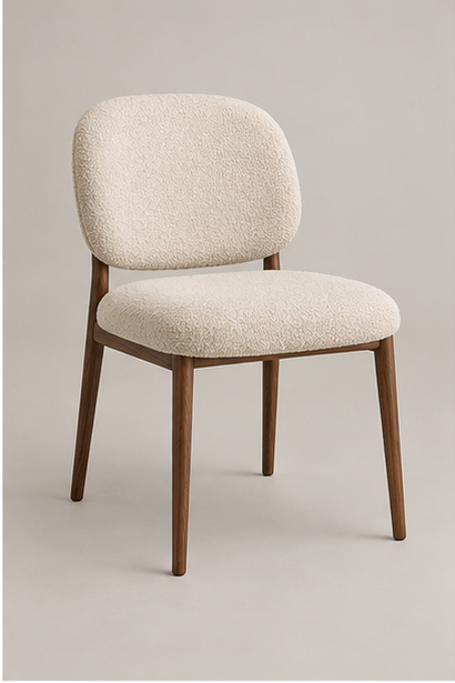 HONROOM Sora Upholstered Dining Chair original concept rendering