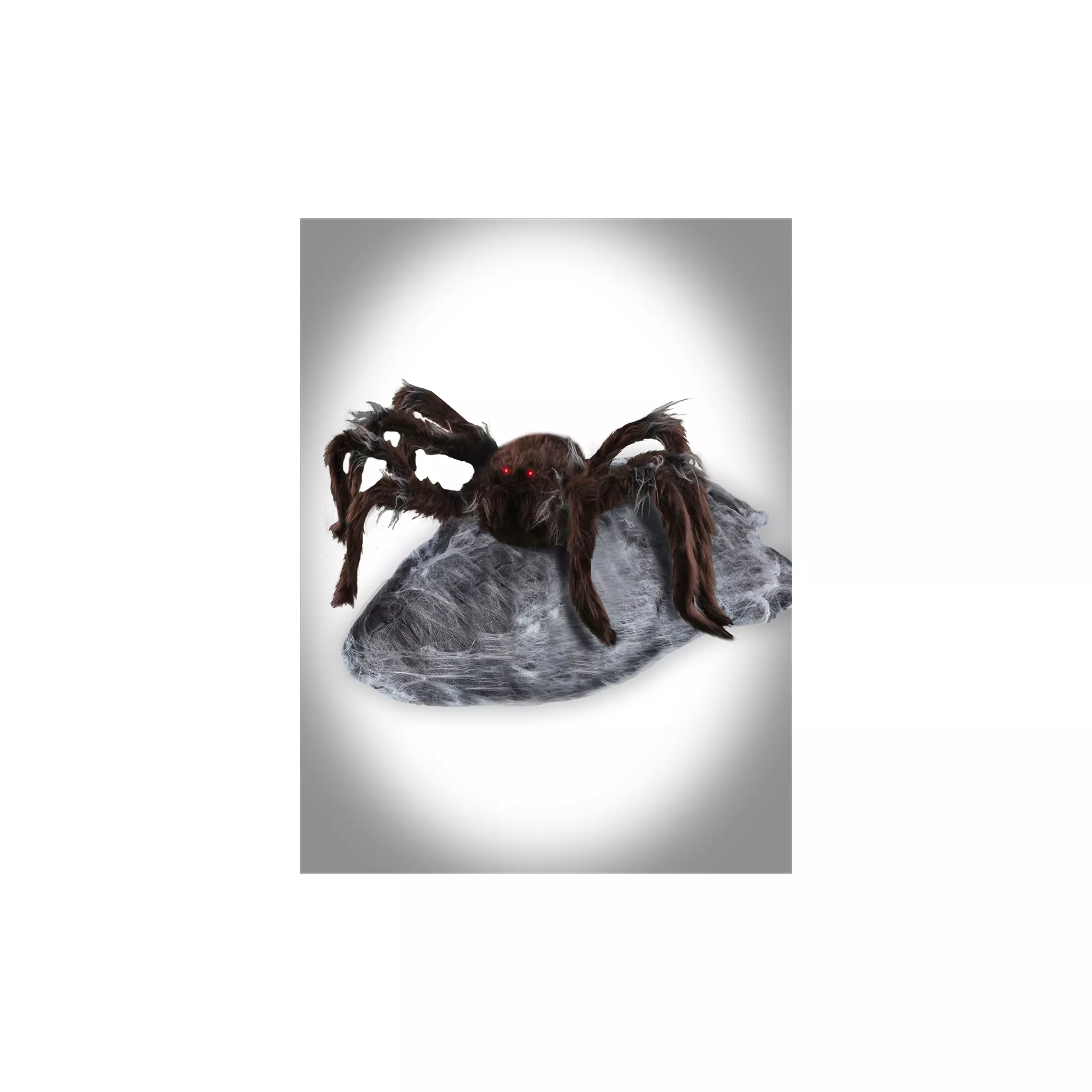 21 In LED Brown Jumping Spider Animatronic