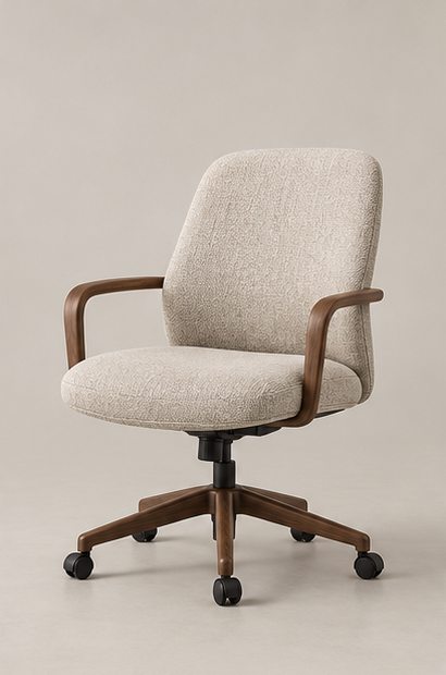 HONROOM Forma Oatmeal Desk Chair original concept rendering