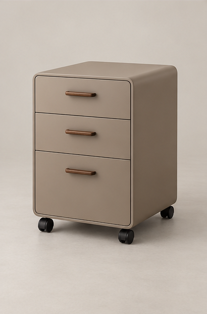 HONROOM Nook Clay Rolling File Cabinet original concept rendering