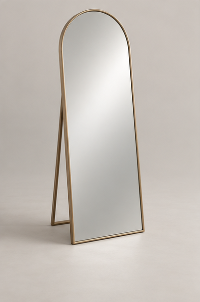 HONROOM Vale Champagne Arch Floor Mirror original concept rendering