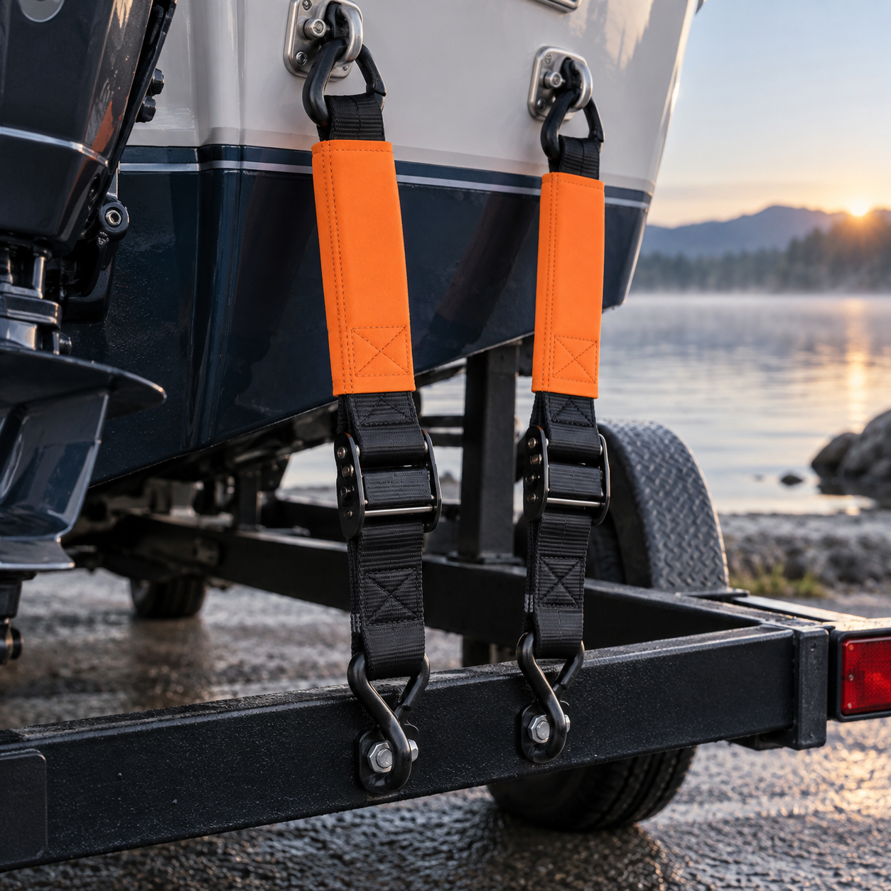 BRAWNHORN Marine Transom Tie-Downs