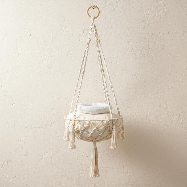 Boho Cotton Cat Hammock
