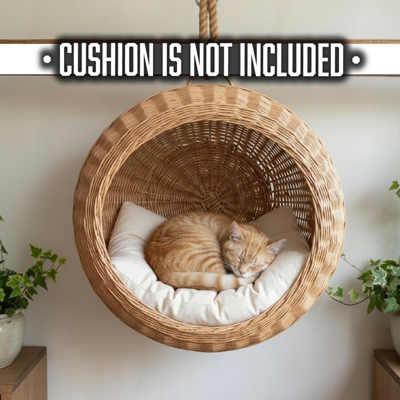 Wicker Cat Hammock
