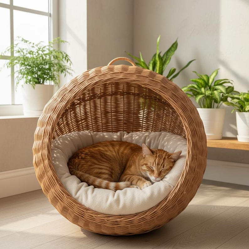 Wicker Cat Hammock