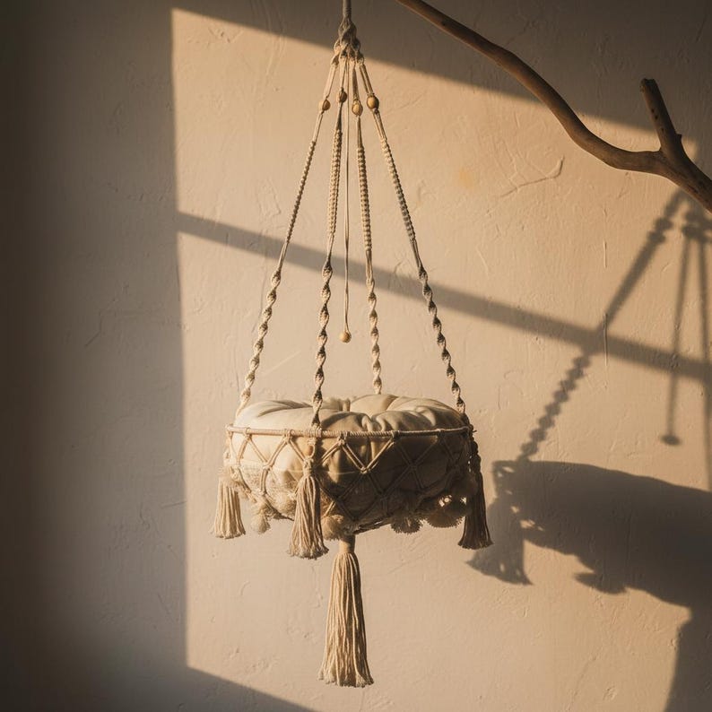 Boho Cotton Cat Hammock