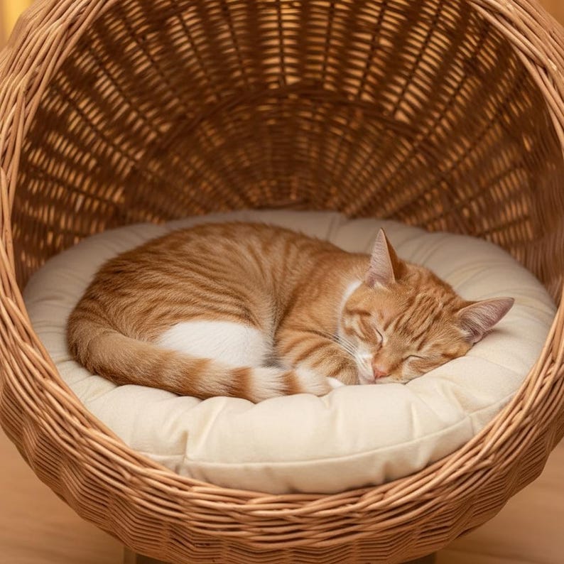 Wicker Cat Hammock