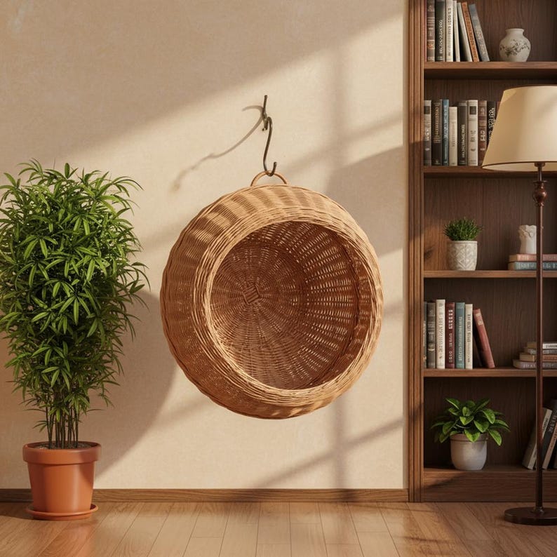 Wicker Cat Hammock