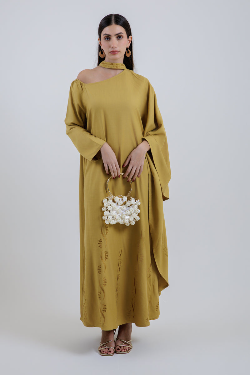 One Shoulder Maxi Dress