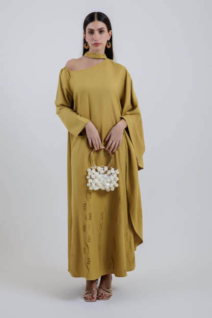 One Shoulder Maxi Dress
