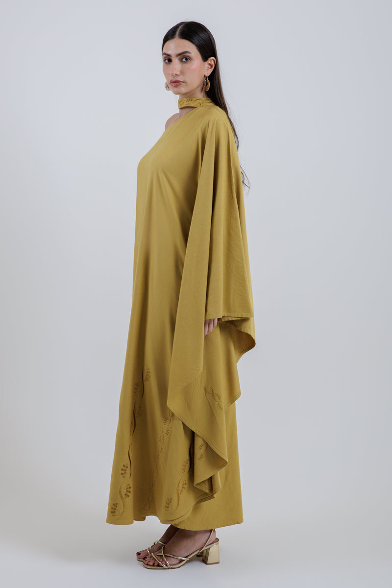 One Shoulder Maxi Dress