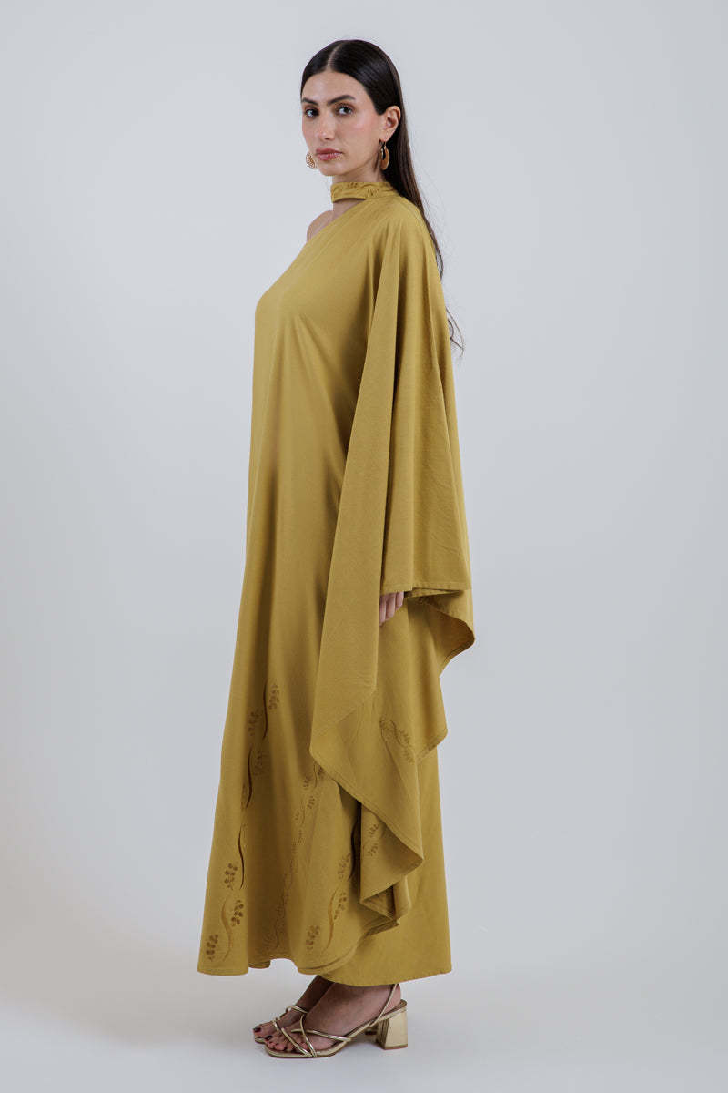 One Shoulder Maxi Dress