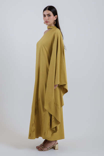 One Shoulder Maxi Dress