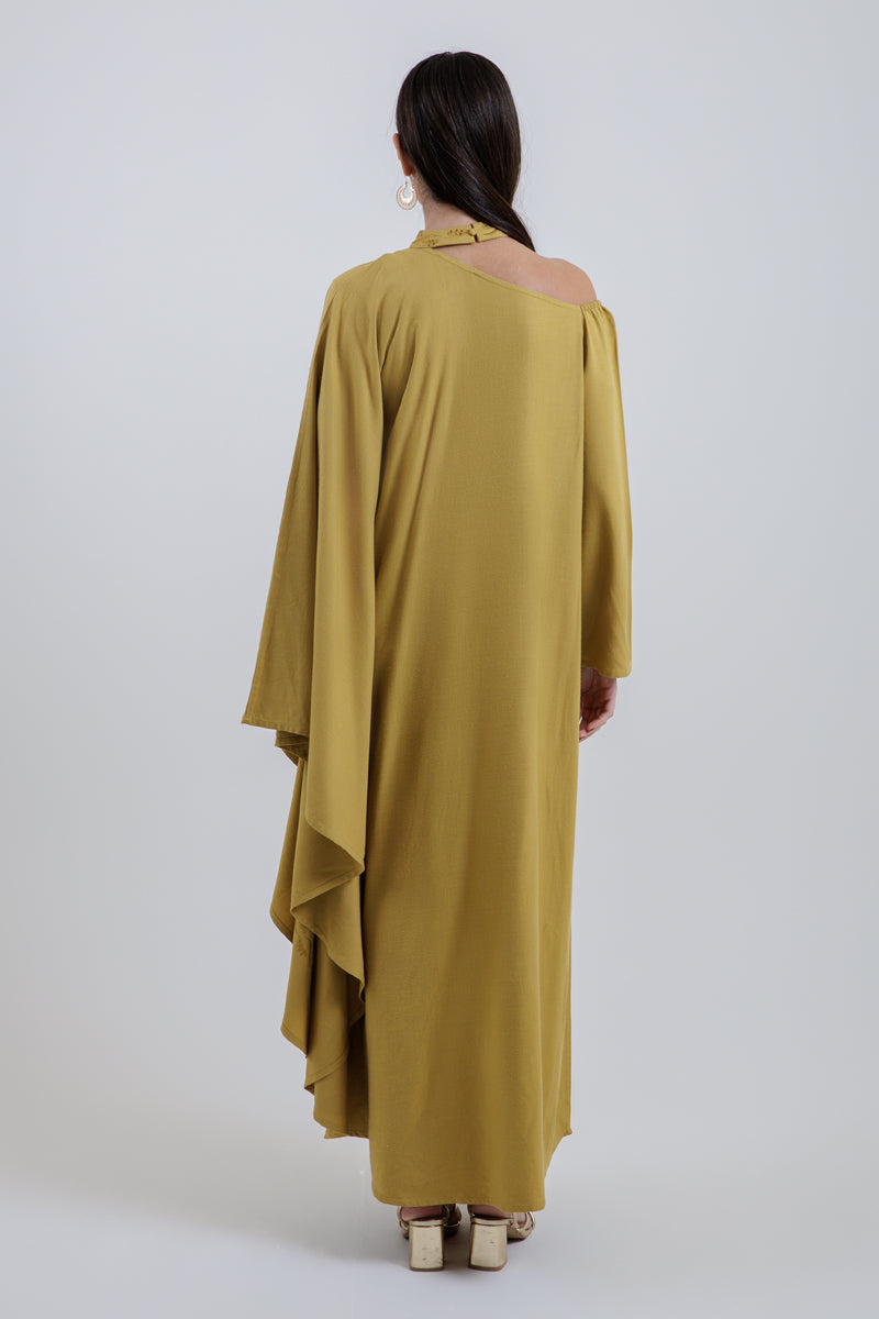 One Shoulder Maxi Dress