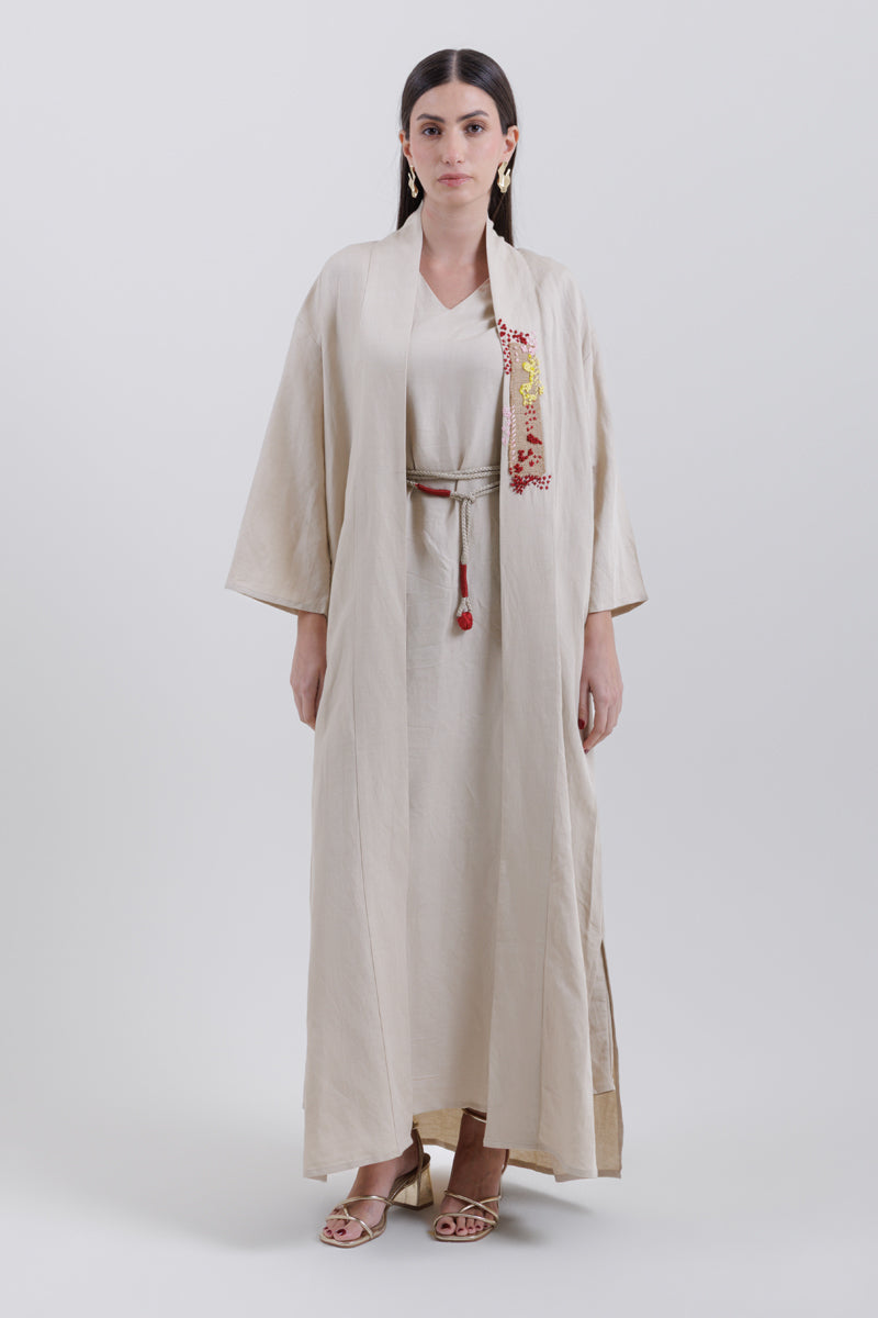 Abaya with Relaxed Fit
