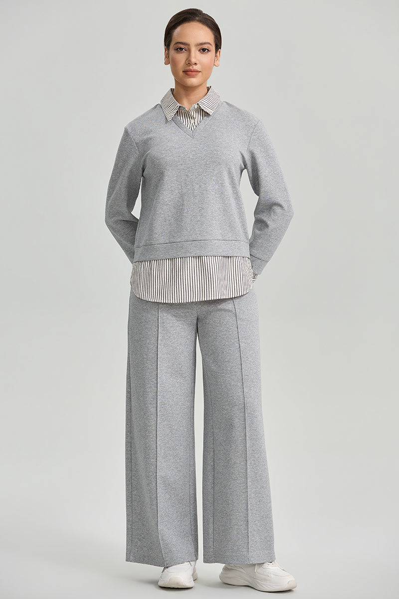 Wide Leg Elastic Waist Pants