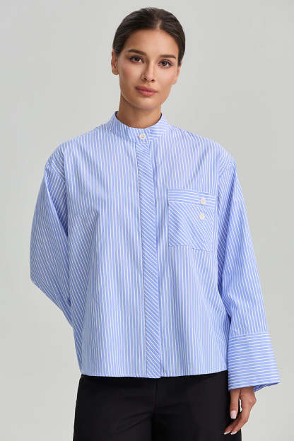 Striped Button Back Shirt