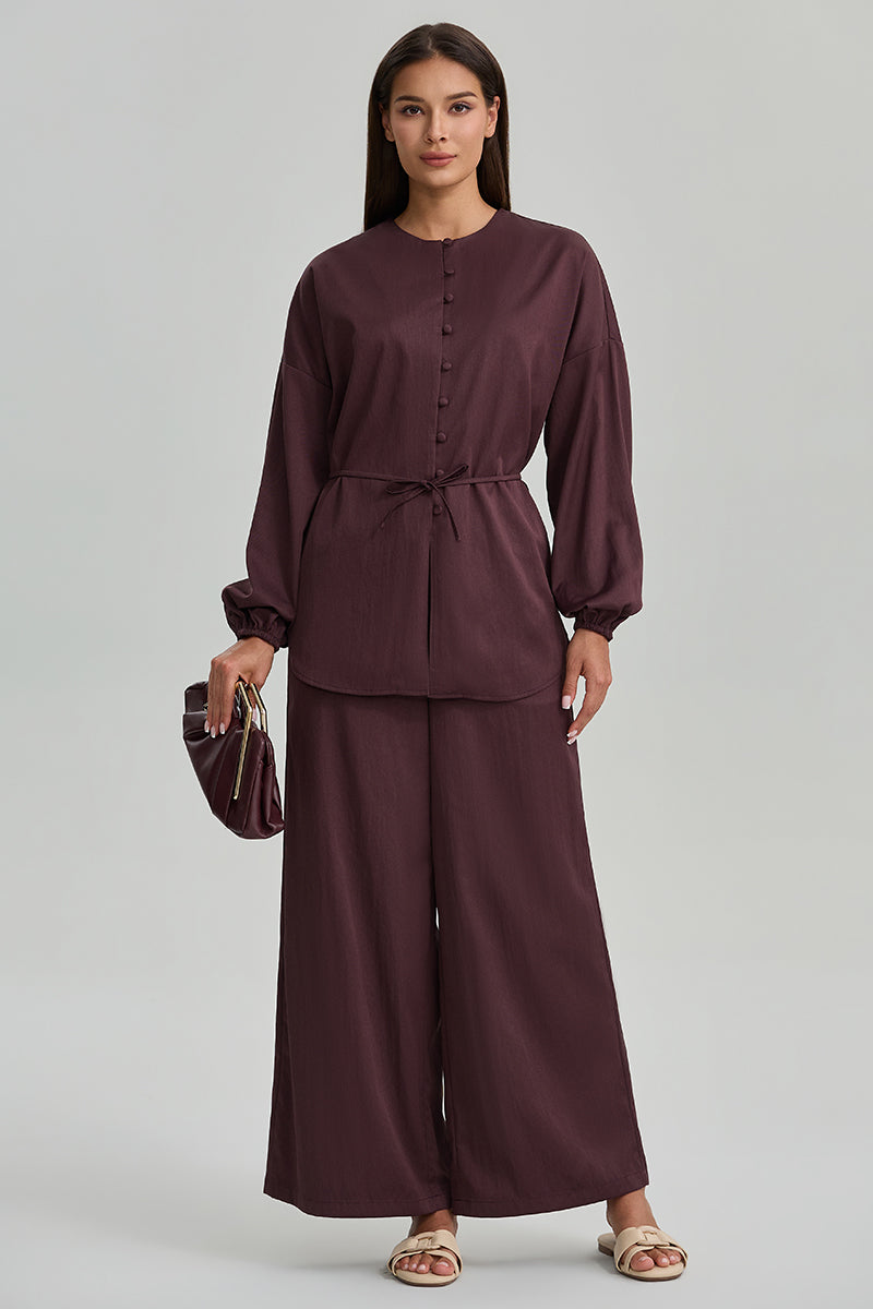 Wide Leg Casual Pants