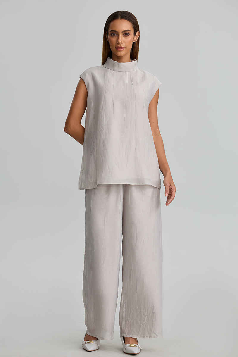 Wide Leg Elastic Waist Pants