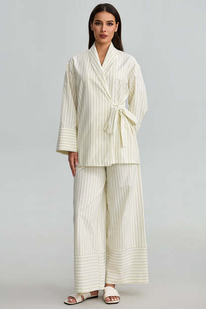 Striped Wide Leg Pants