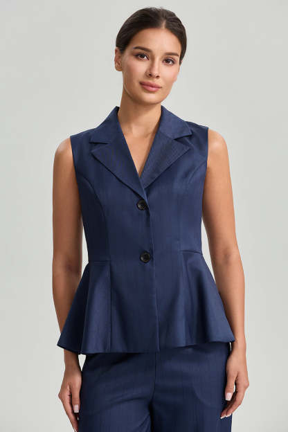 Tailored Sleeveless Vest Top