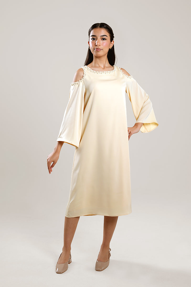 Cold Shoulder Midi Dress