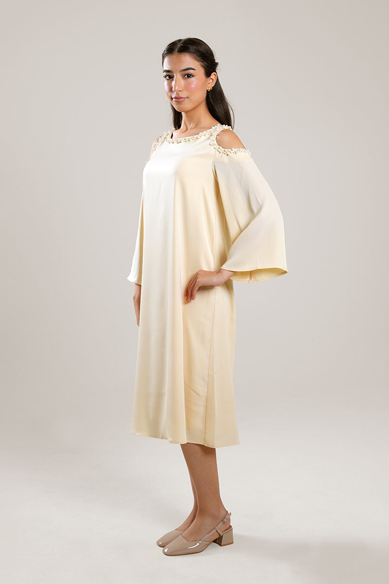 Cold Shoulder Midi Dress