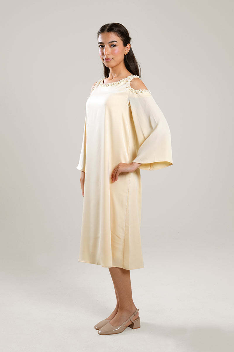 Cold Shoulder Midi Dress