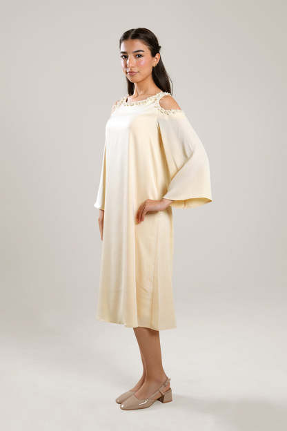 Cold Shoulder Midi Dress