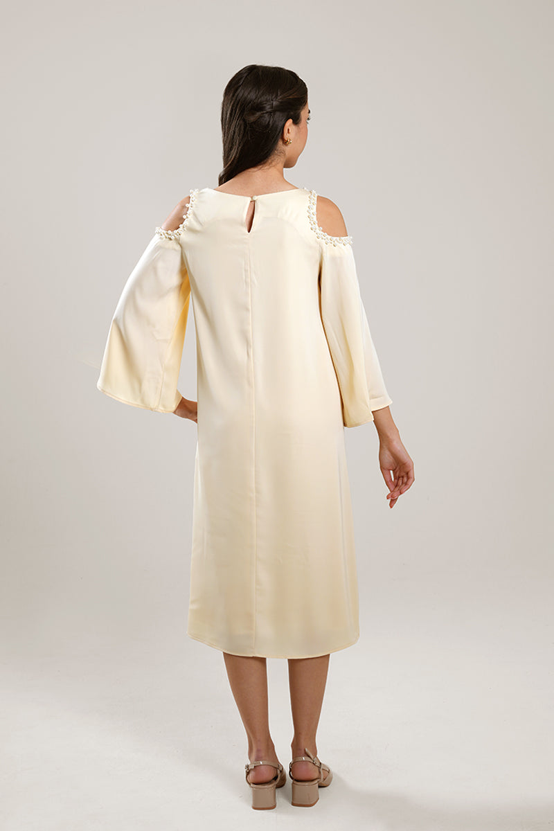 Cold Shoulder Midi Dress