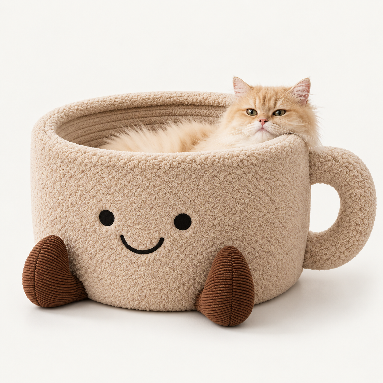 MEWHAUS Perfect Cup Cozy Pet Bed