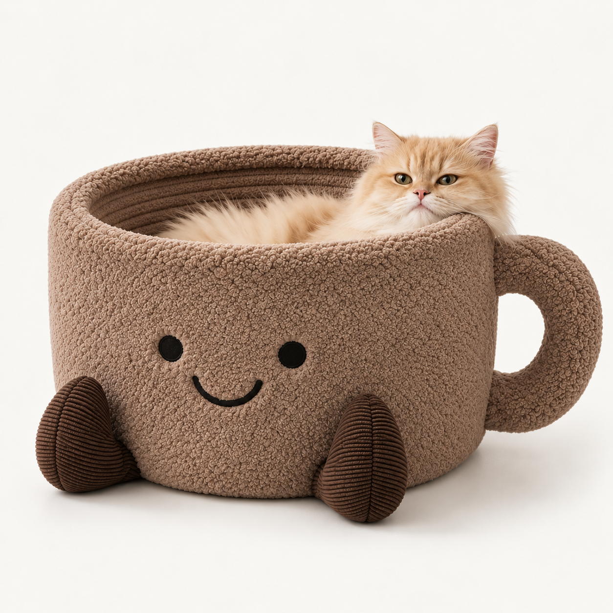 MEWHAUS Perfect Cup Cozy Pet Bed