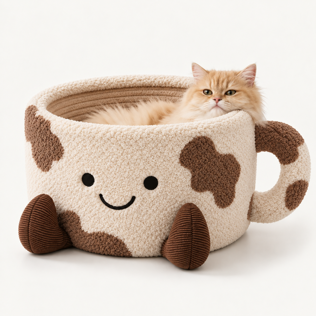 MEWHAUS Perfect Cup Cozy Pet Bed