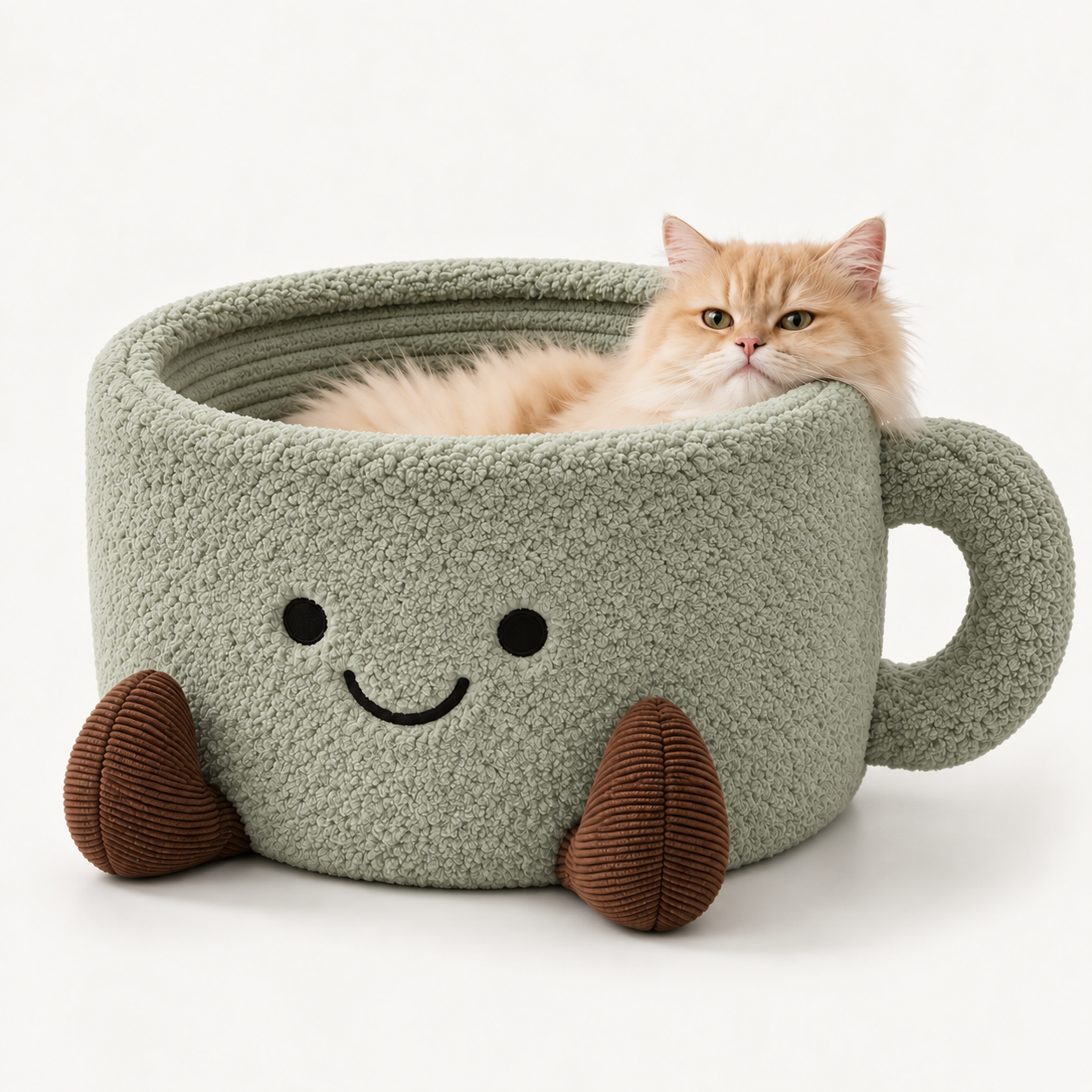 MEWHAUS Perfect Cup Cozy Pet Bed